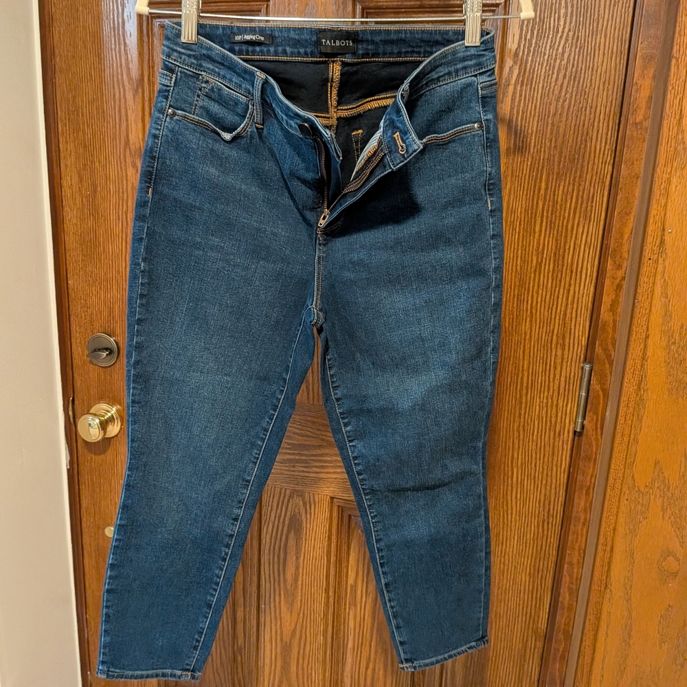 Talbots Women's Dark Blue Ankle Jeans